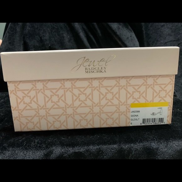 Badgley Mischka Giona Glittery Heel Size 6 - Picture 5 of 6